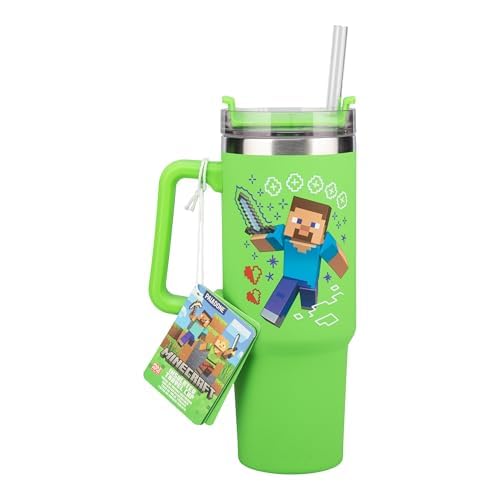 Minecraft Steve & Creeper Travel Cup