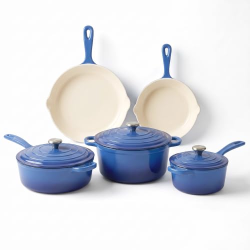 Nonstick Enameled Cast Iron Cookware Set