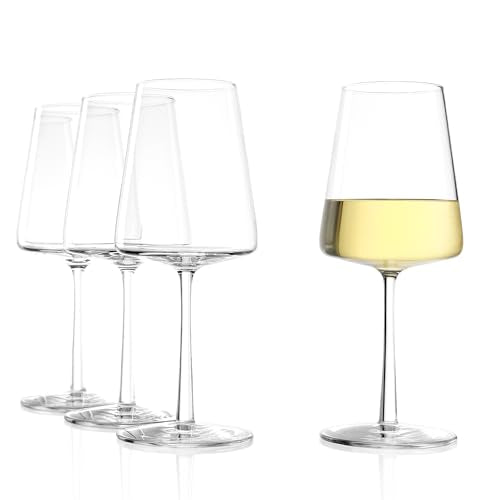 White Wine Glasses Power Set of 4