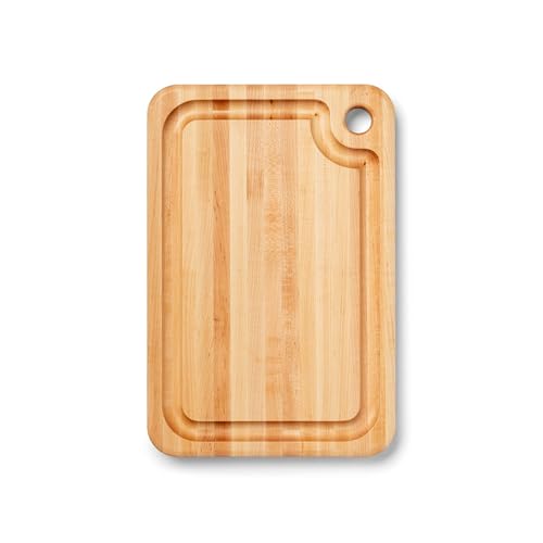 Prestige Series Rectangular Wooden Maple Cutting Board 18”x12”
