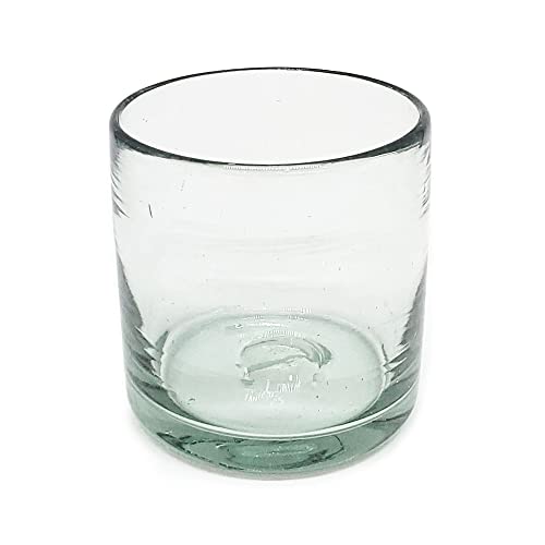 Clear Blown 8 oz DOF Rocks Glasses (6 Count)