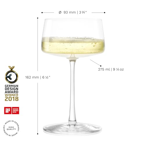 Champagne Coupes Power Set of 2 (2 Count)