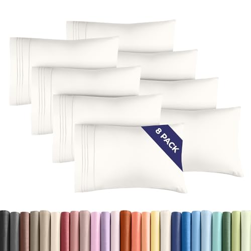 Standard Pillow Cases Set of 8 (8 Count)