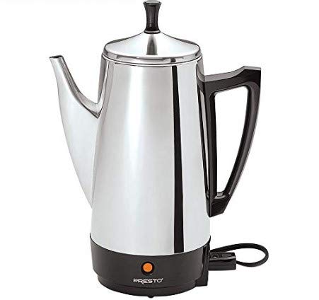 02811 12 Cup Stainless Steel Coffee Maker with 1 Year Extended Warranty (12 Count)