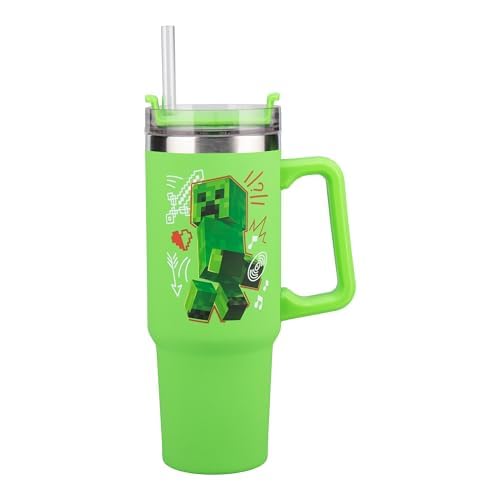 Minecraft Steve & Creeper Travel Cup