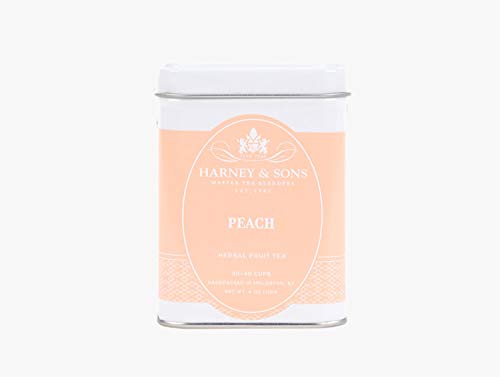 Peach Fruit Herbal Tea Loose Leaf Tin (4 Ounce)