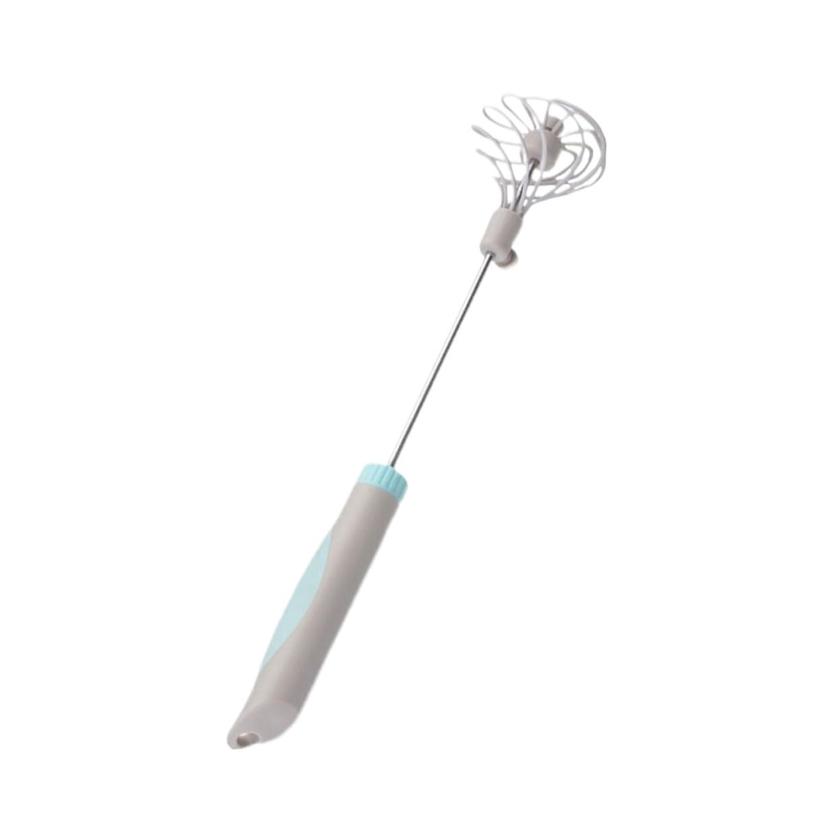 Egg Beater Whisk Bread Flour Manual Handheld Cream Mixer Rotary Tool Stainless Steel Nylon Rotary Milk Frother Kitchen Whisk