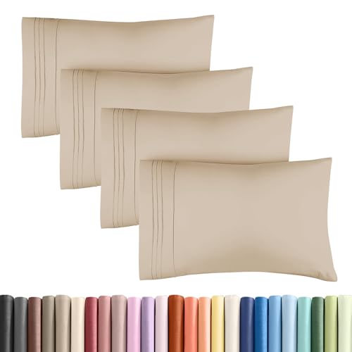 King Standard Pillow Cases Set of 4 (4 Count)