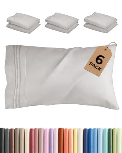 King Pillow Cases Set of 6 (6 Count)