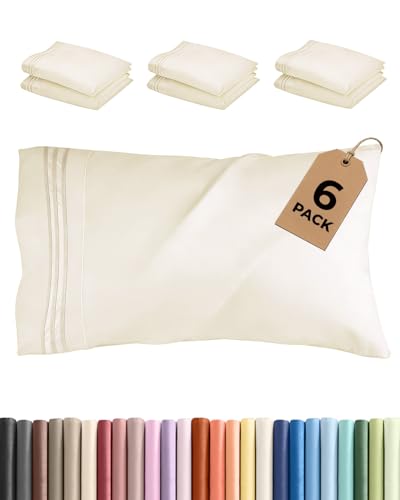 Standard Pillow Cases Set of 6 (6 Count)