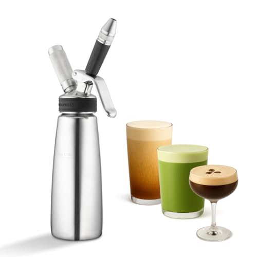 Original NitroPress - Nitro Cold Brew Coffee Maker | Portable Stainless Steel Nitrogen Infuser, For Smooth Nitro Drinks, Cold Brew, Cocktails & Tea, Uses N2 Cartridges