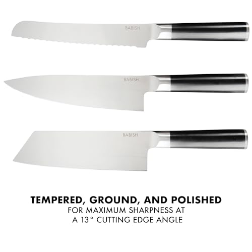 14 Piece Full Tang Forged Kitchen Knife Set