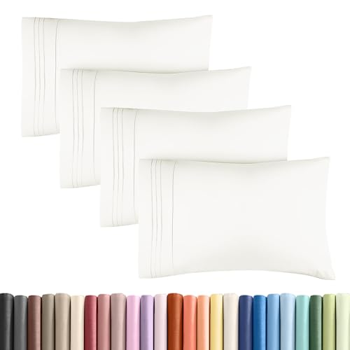 King Standard Pillow Cases Set of 4 (4 Count)