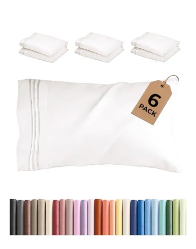 Standard Pillow Cases Set of 6 (6 Count)