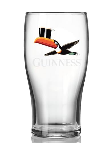 Guinness Gilroy Flying Toucan Pint Glass Gift Set (4 Count)