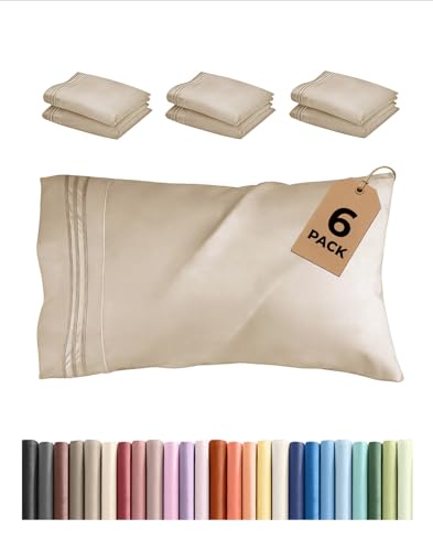 King Pillow Cases Set of 6 (6 Count)