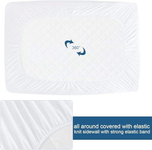Split Top King Mattress Protector 34" Top Split from Head 78''×80''