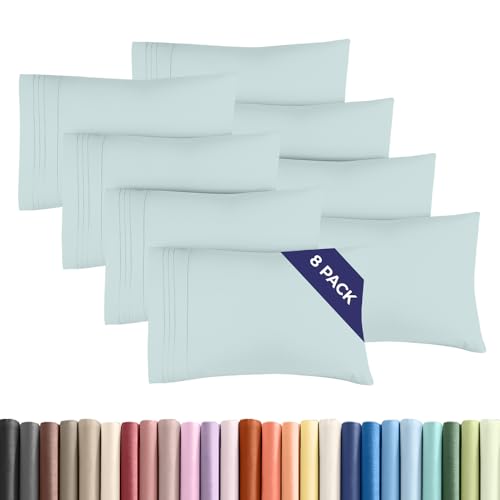 Standard Pillow Cases Set of 8 (8 Count)