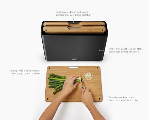 Folio 3 Piece Premium Bamboo Cutting Board Set (3 Count)