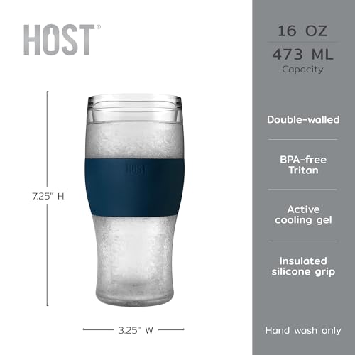 FREEZE Beer Glasses (2 Count)