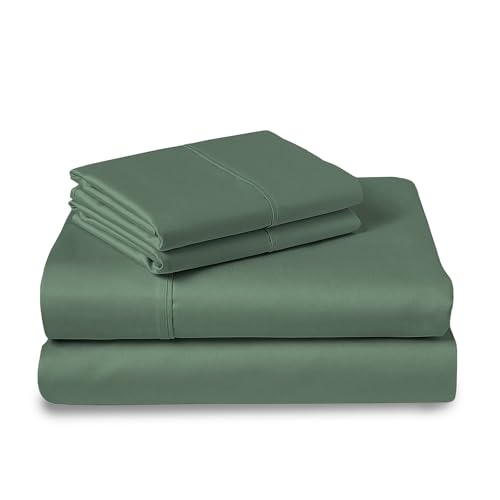 100% Cotton Sheets Set RV King 400 Thread Count Hedge Green