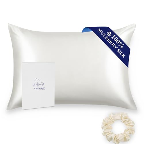 Natural Silk Travel Pillowcase Toddler 14x18 Inches