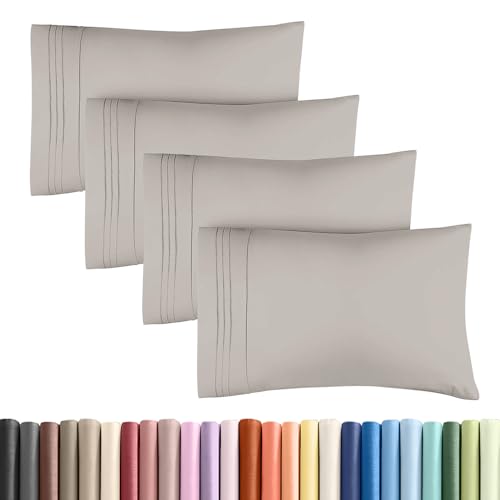 King Standard Pillow Cases Set of 4 (4 Count)