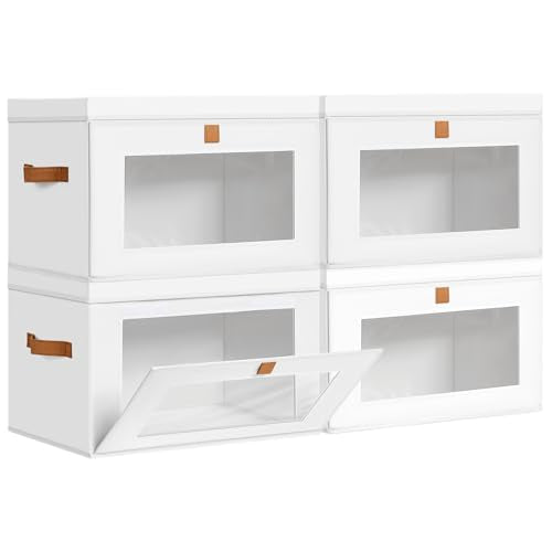 Storage Bins with Lids (4 Count)