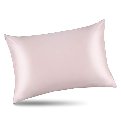 Silk Pillowcase 200% Good Looks on You for Hair and Skin Care Soft Pillow Case with Random Color Scrunchie Gift Set Queen