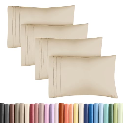 King Standard Pillow Cases Set of 4 (4 Count)