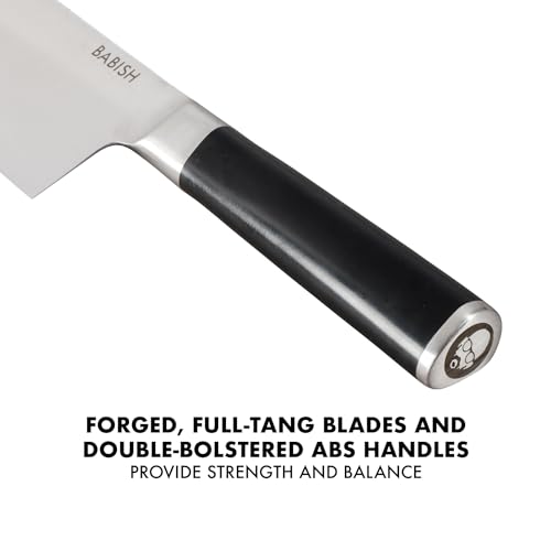 14 Piece Full Tang Forged Kitchen Knife Set