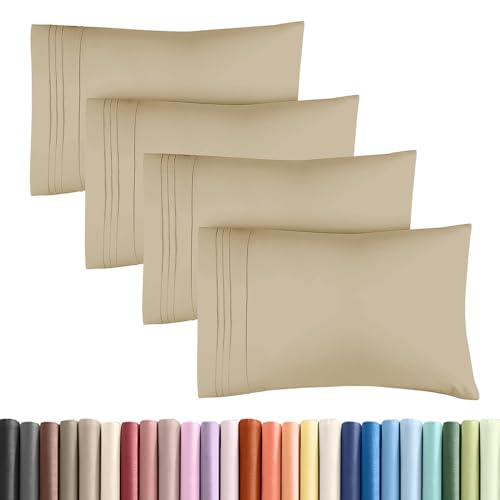 King Standard Pillow Cases Set of 4 (4 Count)