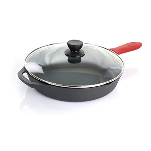 Pre Seasoned 9 Piece Cast Iron Skillet Set