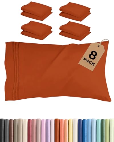King Standard Pillow Cases Set of 8 (8 Count)