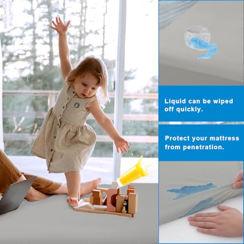2 Pack Mattress Protector Full Size 100% Waterproof Fitted Mattress Cover (2 Count)