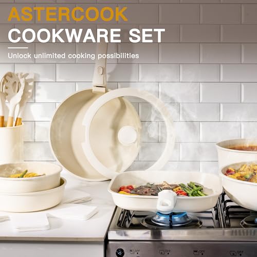 23 Pcs Pots and Pans Set Non Stick