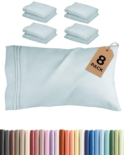Queen Pillow Cases Set of 8 (8 Count)
