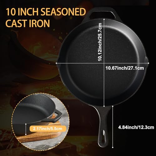 Cast Iron Skillet 10 Inch
