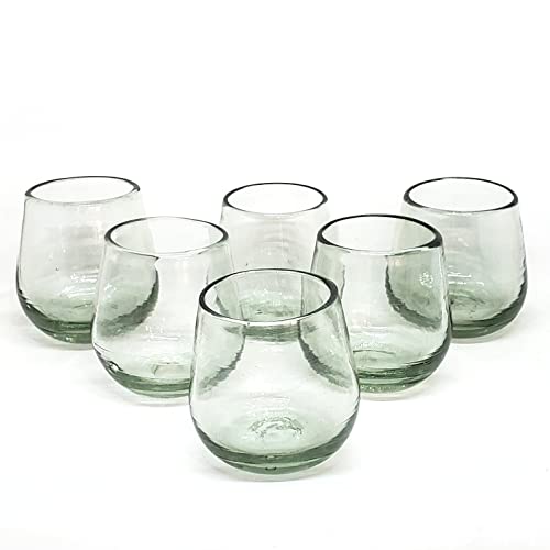 Clear 6 oz Roly Poly Glasses (6 Count)