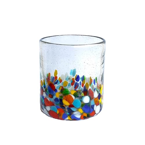 Clear & Confetti 9 oz Short Tumblers (6 Count)