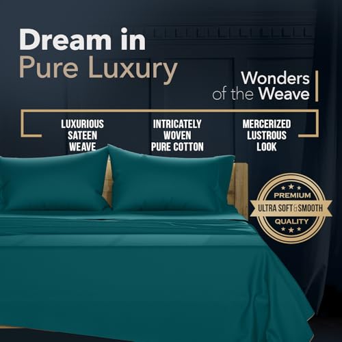100% Egyptian Cotton Pillow Cases Standard (2 Count)