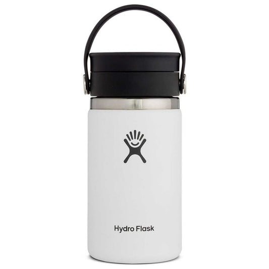 12 oz Wide Mouth Bottle with Flex Sip Lid White