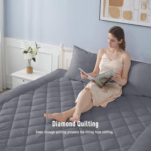 Twin Mattress Pad Cotton Quilted Cover