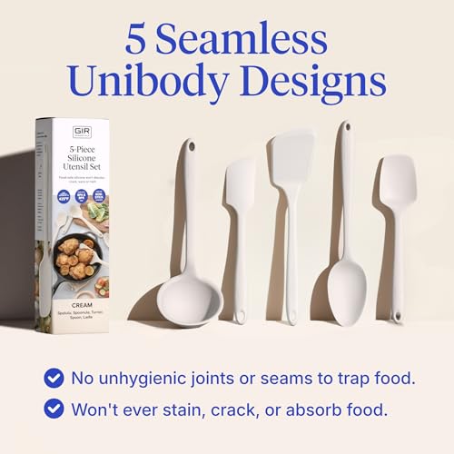 5 Piece Silicone Kitchen Utensils Set (5 Count)