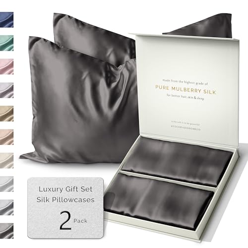 SUNDAYSILKS™ Silk Pillow Cases 2 PACK