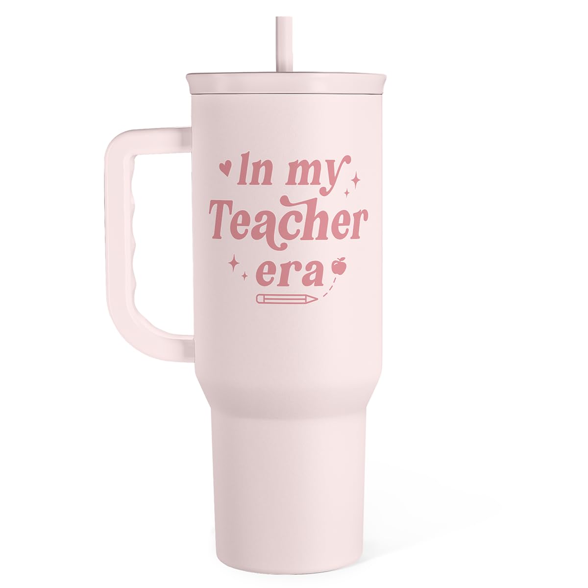 Teacher Gift Stainless Steel Insulated Tumbler with Handle