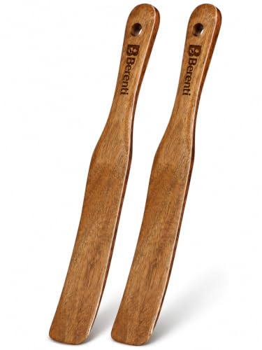 Skinny Wooden Spurtle Set (2 Count)