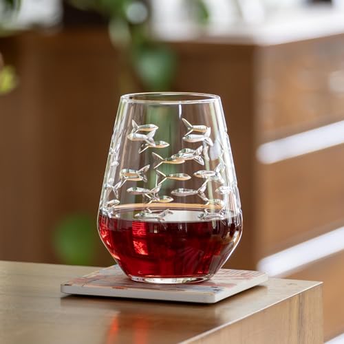 School of Fish Stemless Tumbler (4 Count)