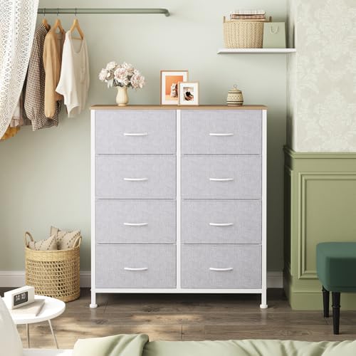 8 Drawer Fabric Dresser for Bedroom