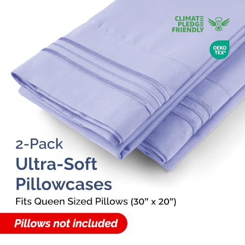 Queen Pillow Cases Set of 2 (2 Count)
